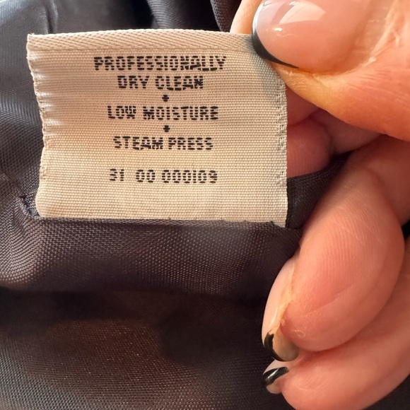 Pendleton 100%wool grey, black and pink Plaid Button-Up Vest - Picture 6 of 6